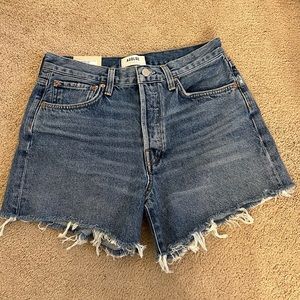 Agolde Parker long distressed short new with tags size 27